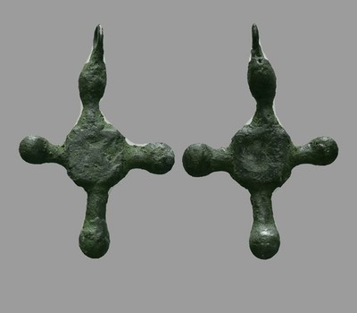 Crusader Jerusalem Cross Pilgrim Pendant Holy Land 1200AD Authentic  COA