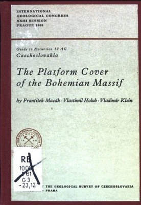 The Platform Cover of the Bohemian Massif Guide to Excursion 12 AC Czechoslovaik