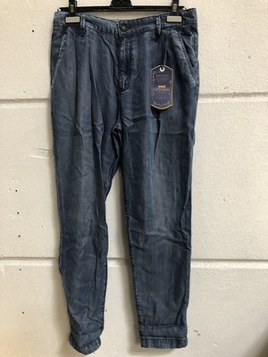 Mavi Damen Jeans Capri Jeans 3/4 Micheala Denim Harem Pants, Capri Dunkelblau W2