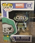 FUNKO POP MARVEL UNIVERSE DR. DOOM 17 VAULTED MARVEL FUNKO POP w/ hardstack