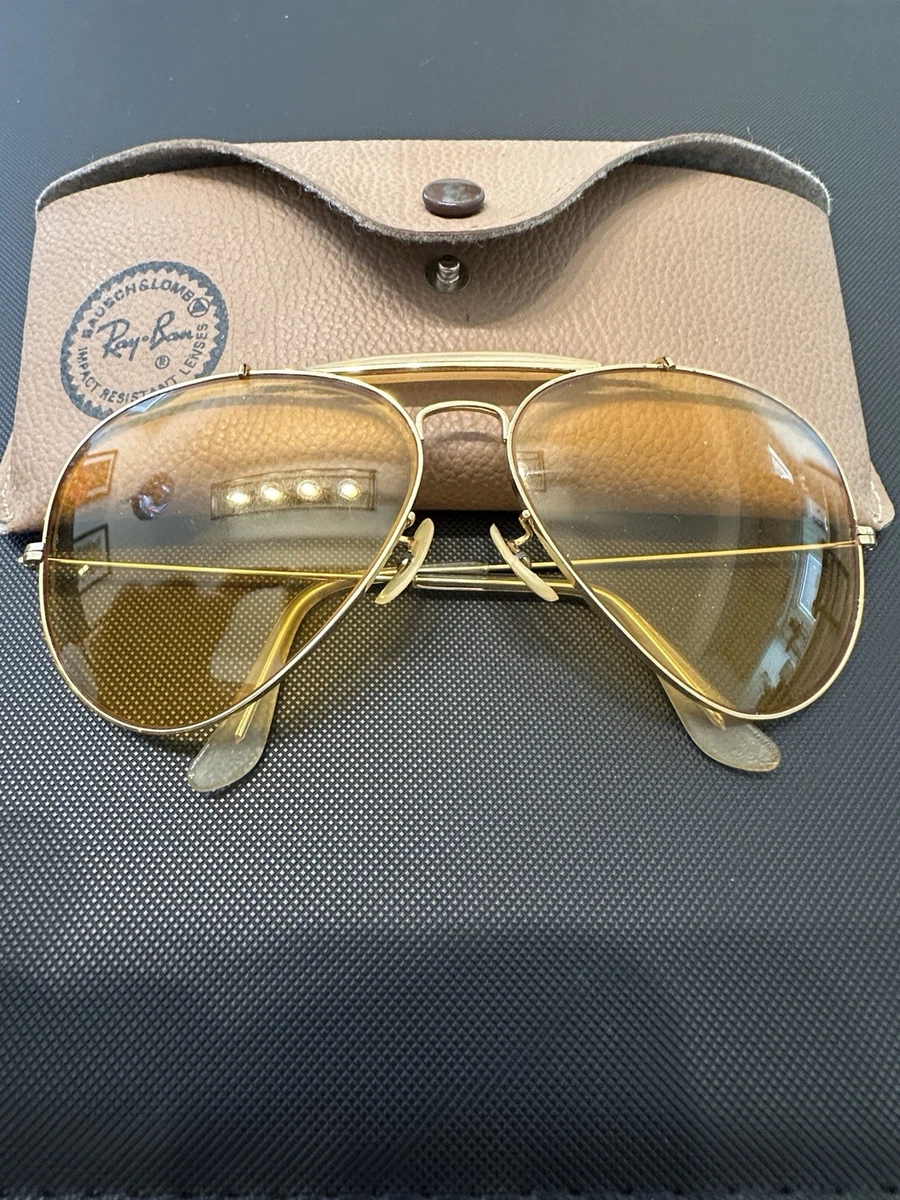 Ray-Ban Gold Aviator Mirrored Sunglasses for Men for sale | eBay