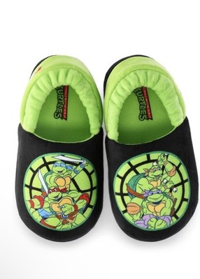 Nickelodeon Teenage Mutant Ninja Turtles Boys Size 5-6 Slippers