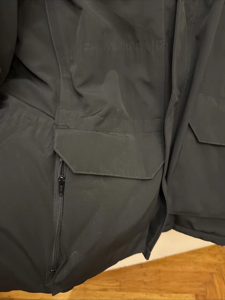 Canada Goose Arctic Program Expedition Heritage Parka Fur Hood 2xl Black Zip Up - Image 4 of 4