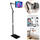 Universal 360° Tablet Holder Floor Stand Clamp Adjustable for 4-11" Phone iPad