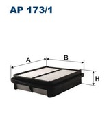 Filtron Luftfilter Ap 173/1 Filtereinsatz FüR Suzuki Vitara Et Gt Ft Ta Ht Td 1