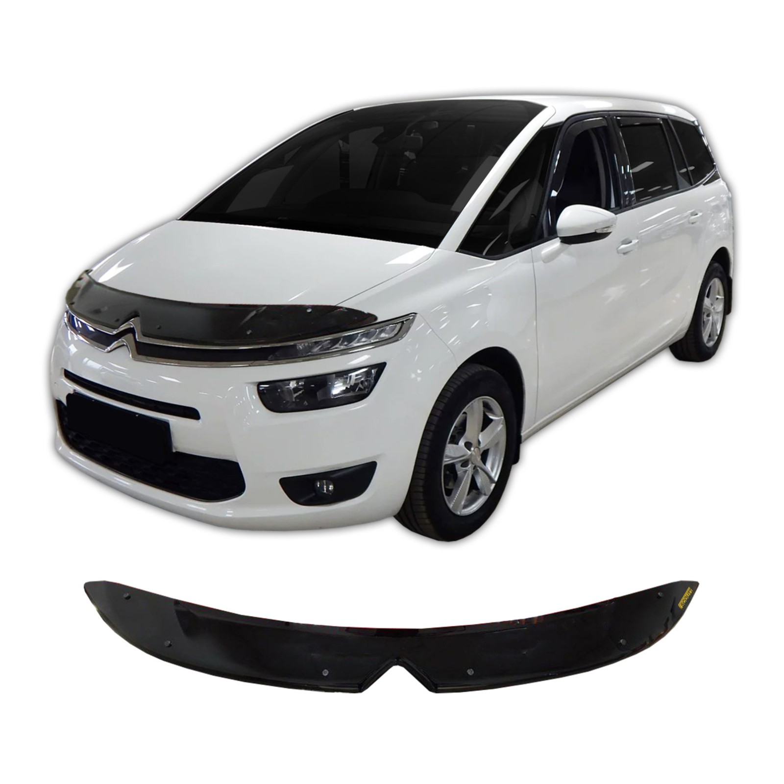 Deflecteur de capot Citroen C4 Grand Picasso protection gravillons