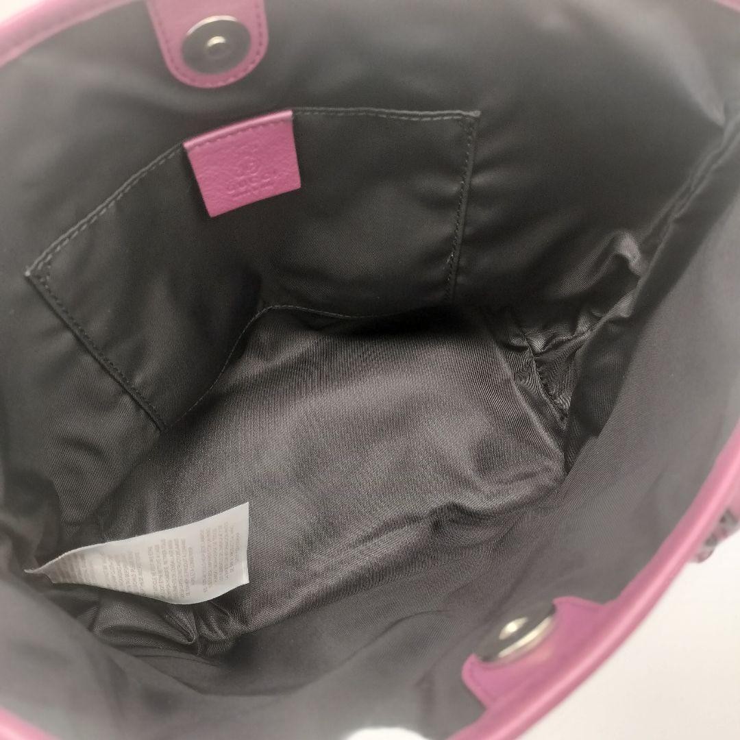 Gucci Mini Tote Bag Pink Leather GG Pattern Kids Series Excellent Condition thumbnail 9