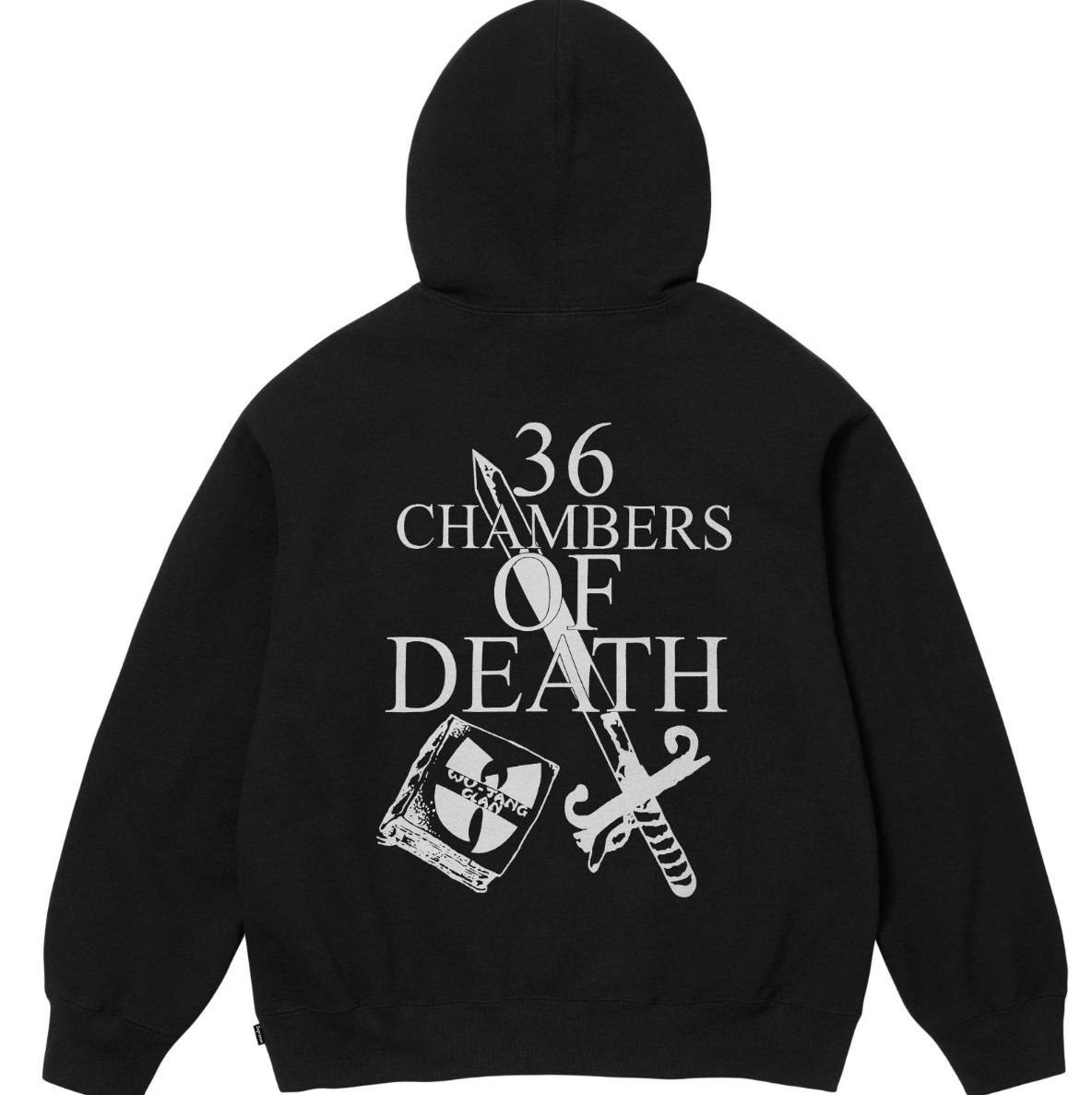 トップス Supreme Wu-Tang Clan Hooded XXL Supreme Wu Tang Clan Hooded Sweatshirt Black Size: Large FW25