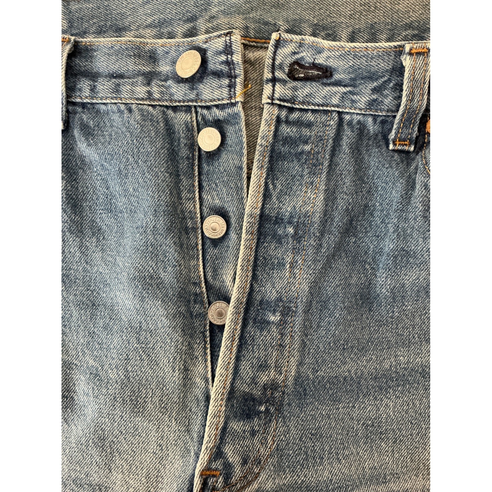 Levi Strauss Co 501 Mens Button Fly Jeans Medium Wash Sz 36x36 Classic Basics