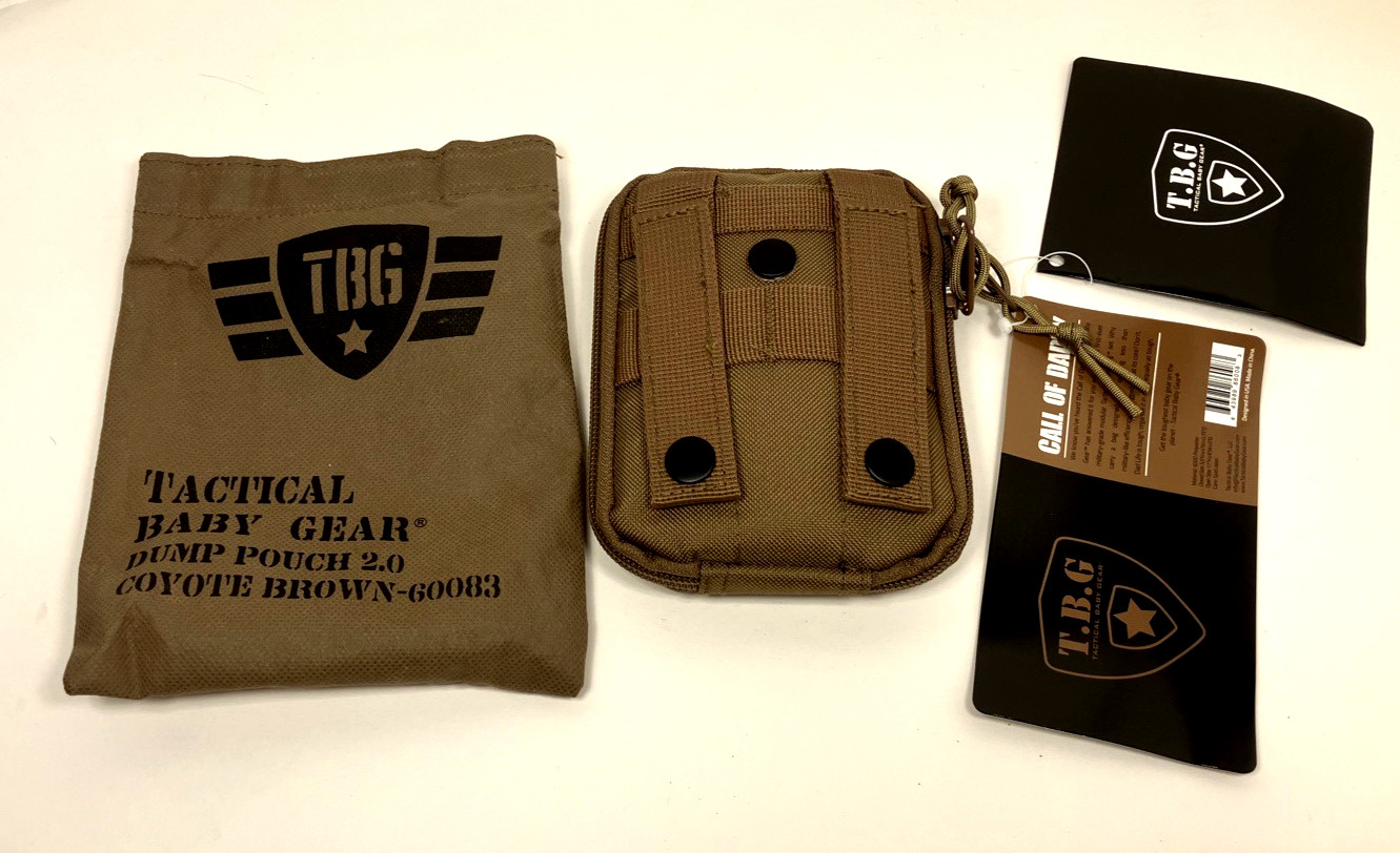 Tactical Baby Gear LOT Carrier, Mat, Bags + Mod Panels, Coyote Brown Camo-BNWT