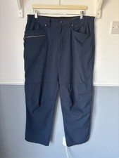 Berghaus Mens Walking Trousers UK 36 Blue Hiking Outdoor Elastic Waist 30L W36