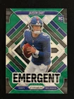 2025 Panini Prizm Jaxson Dart Emergent Rookie Green Wave Prizm New York Giants