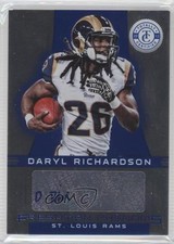 2012 Totally Certified Platinum Blue 16/99 Daryl Richardson #118 Auto 0b5