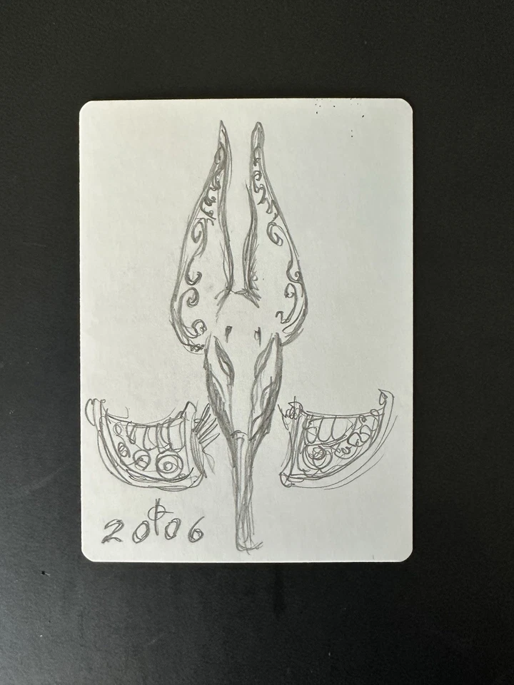 Eight-and-a-Half-Tails Champions of Kamigawa MTG Artist Proof Signed With Art - Image 2 of 2