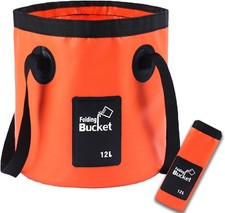 Collapsible Bucket with Handle, Lightweight 5 Gallon 20L Folding Water