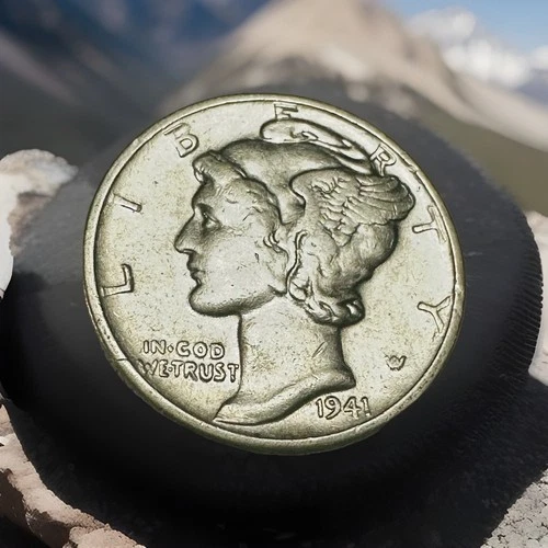 1941 mercury dime Almost Uncirculated As Shown # MSD 1941-P AUAS