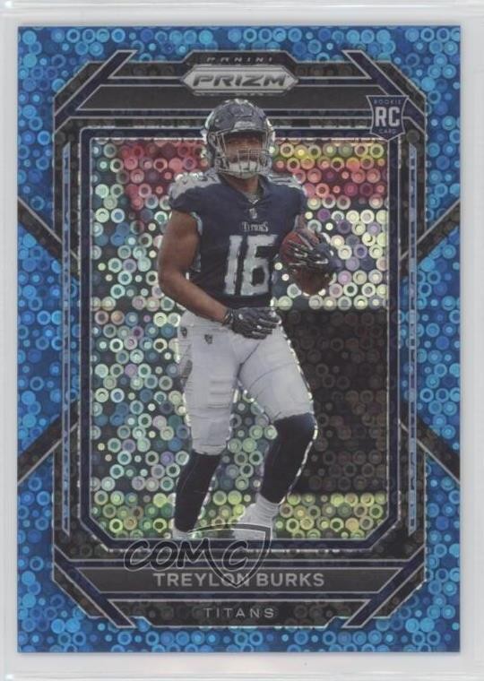 2022 Panini Prizm Rookies No Huddle Blue /79 Treylon Burks #313 Rookie RC 10q3