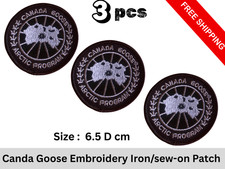 Canada Goose Inspired Embroidered Patch Arctic Program Replacement Iron on 3 pcs