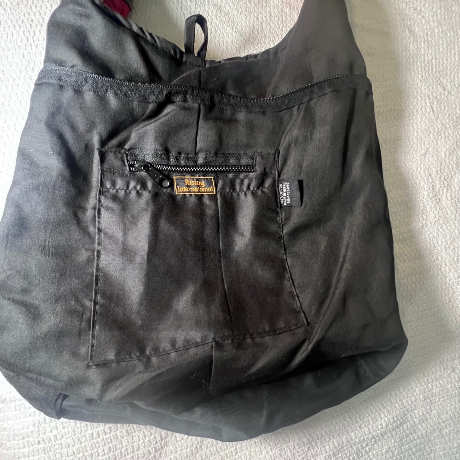 Rising International Patchwork Hobo Boho Bag Colo… - image 12