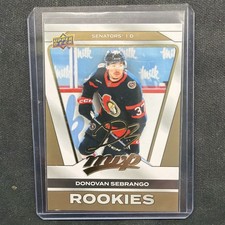 2025-26 Upper Deck MVP Gold Script Rookie #229 Donovan Sebrango RC - Senators