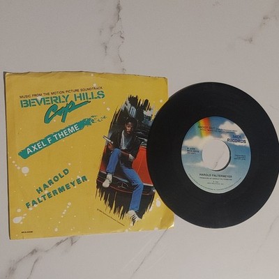 Harold Faltermeyer Axel F Theme 7'' Vinyl Single 45 RPM MCA 1984 MCA-52536