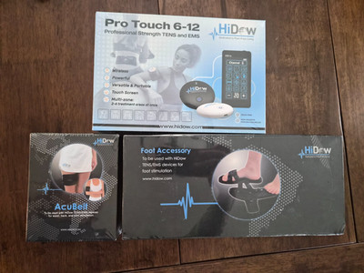 NEW HiDow Pro Touch 6-12 Wireless Pro Strength TENS and EMS NEW UNOPENED
