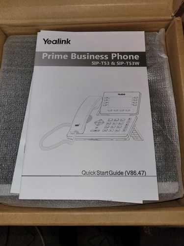 Yealink SIP-T53W 8 Lines IP Phone - Black - Photo 2/3