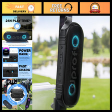 Portable Waterproof Bluetooth Golf Speaker - Magnetic, Stereo Sound, Rich Bass,