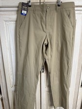 Weatherproof Vintage Men's Lightweight Excursion Tech Pant Tan Sz 36x30 38 NWT