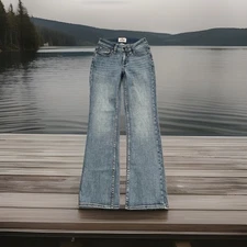 Shyanne Bootcut Jeans 26 Short (24x30.5) Mistag Blue Denim Stretch New Womens