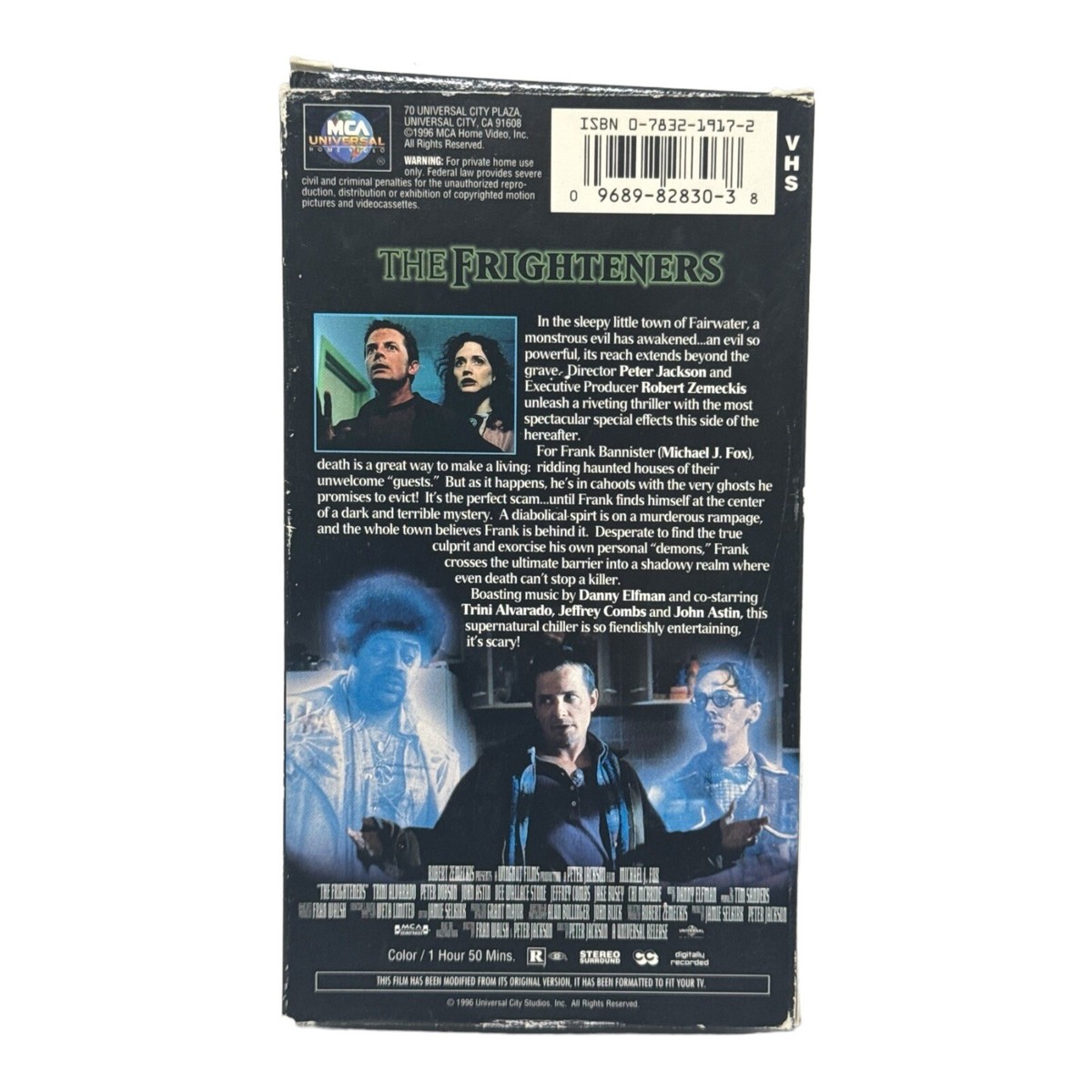 ピーク☆フリークス　VHS THE FRIGHTENERS VHS 1996 Michael J Fox Peter Jackson Halloween