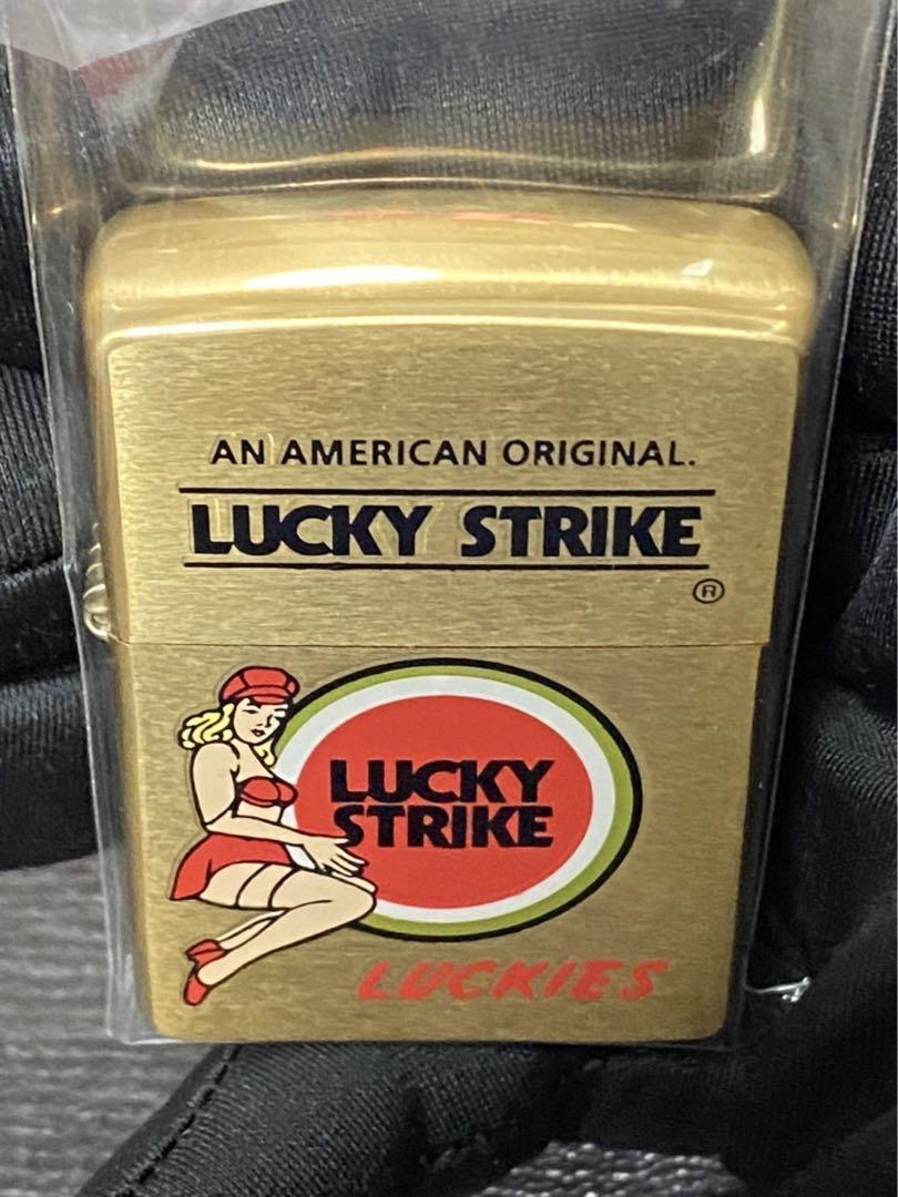 Zippo Lucky Strike Gold Limited Edition Vintage Made in 1999 Zippo Lucky Strike Gold Limited Edition Vintage Made in 1999