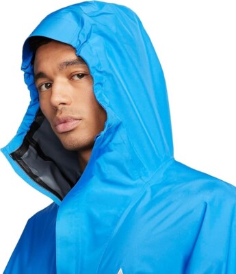 Nike ACG Storm-Fit Cascade Rain Full-Zip Up Jacket Blue Men's Size