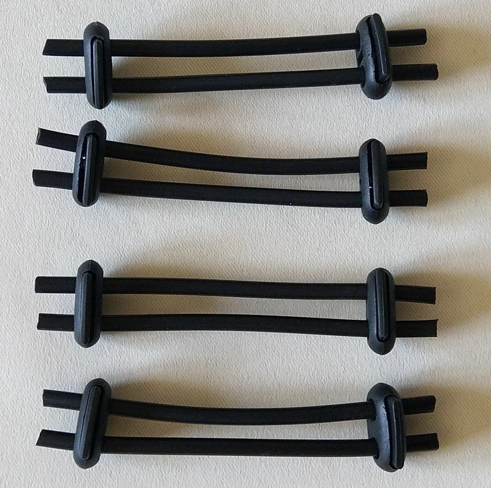 4 Schlingenelektroden Silikon bipolar Reizstrom E-STIM ESTIM TENS EMS EROSTEK