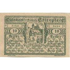 [#286144] Banknote, Austria, Strengberg, 10 Heller, Eglise, 1920, UNC Mehl:FS 10