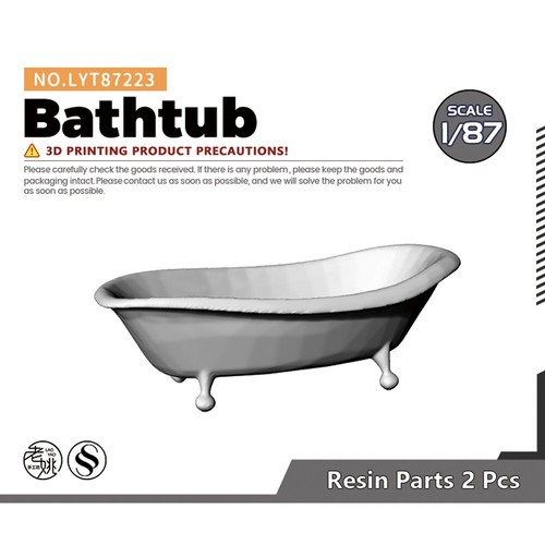 SSMODEL 223 1/87 HO Scale Scene Model Badewanne - Bild 1 von 2