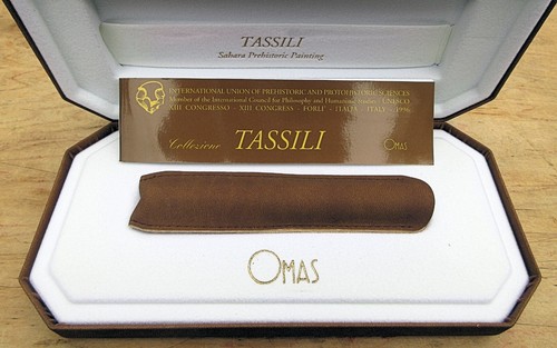 Nuevo bolígrafo OMAS Tassali 1996 Edad de Bronce Ftn LE #479/1500 - MEDIANO 18 k nuevo en caja - Imagen 10 de 11