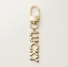 Lucky Bag Charm Keychain - kate spade new york x Target Gold NWT 1.1x4.4