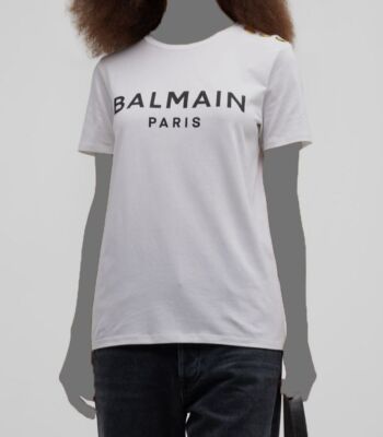 【BALMAIN】ロゴプリント ノースリーブ Balmain プリント ロゴ ノースリーブ T シャツ - ランウェイ