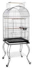LARGE 64" Bird Parrot Stand Cage For Cockatiel Cockatoo Caique Conure Finches