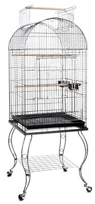 MCAGE LARGE 64" Bird Parrot Stand Cage For Cockatiel Cockatoo Caique Conure Finches