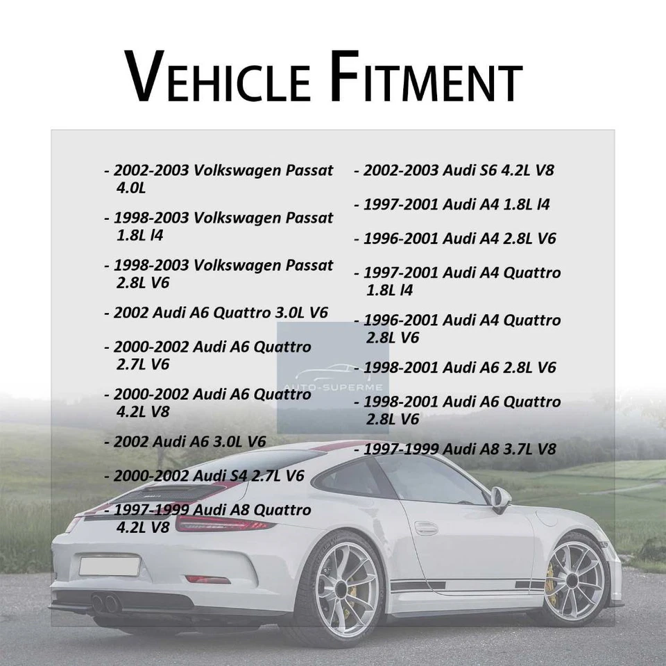 Brazo de control completo delantero inferior delantero 2 piezas para Audi A6 Quattro 4,2 L 2000-2002 Foto 2 de 4