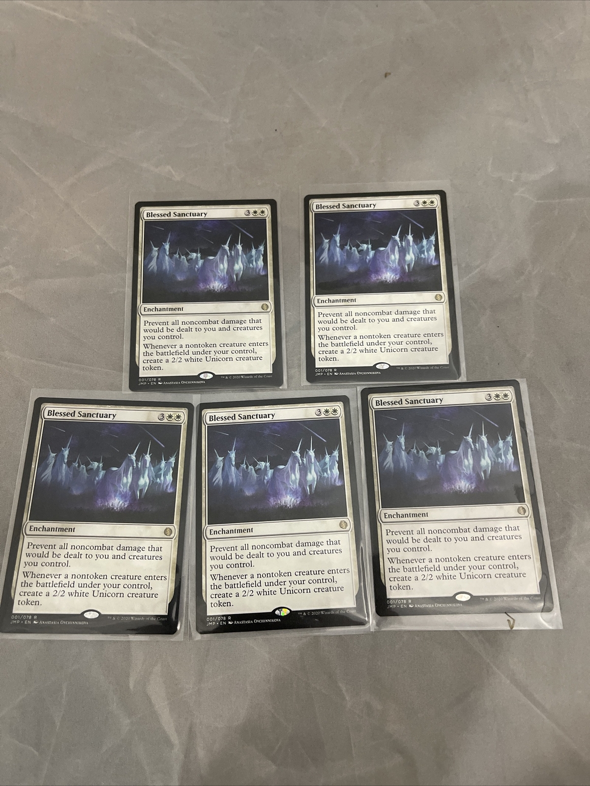 x5 Blessed Sanctuary, Jumpstart, Magic the Gathering MTG NM eBay