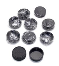 Ten Rear Lens Caps for Minolta MD Mount Lenses New