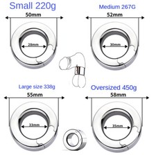 Male Ball Stretcher Weight Heavy Magnetic Stainless Steel Ball Stretching Weight