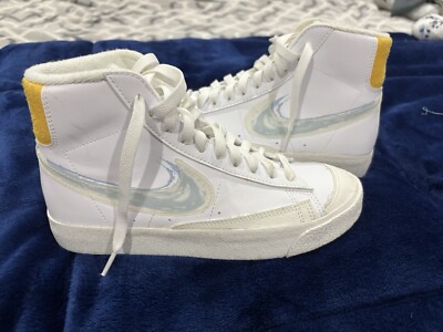 Nike Blazer Mid 77 GS  Brushstroke Royal Tint  DX3070-100 GS Size 5Y/Women 7