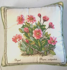 vintage Throw Pillow Delicate elegant convex flowers