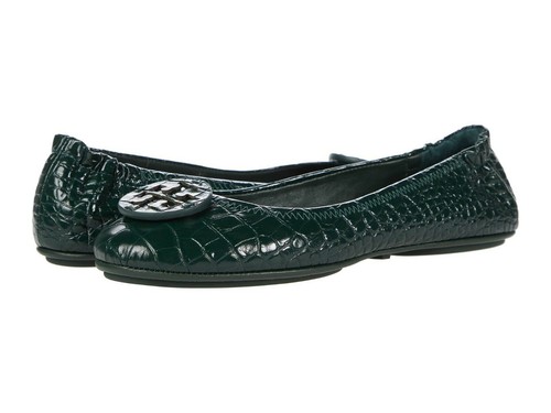 tory burch minnie flats green