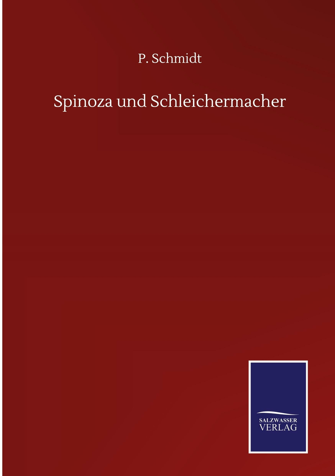 Spinoza Und Schleichermacher | Buch | 9783752513554