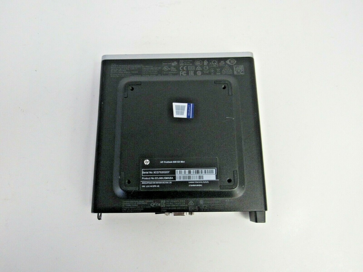 ☆HP ProDesk i3-6100 8GB 新品SSD Win10 ☆HP600 i3-6100 8GB 新品SSD＋1TB Win10 HP ProDesk 600 G3 SFF